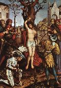 HOLBEIN, Hans the Elder The Martyrdom of Saint Sebastian oil painting reproduction